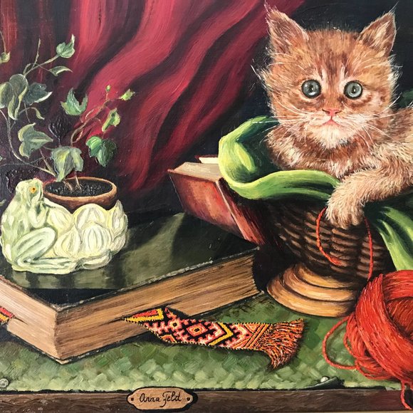 Anna Feld Original Oil Painting - Picture 3 of 8